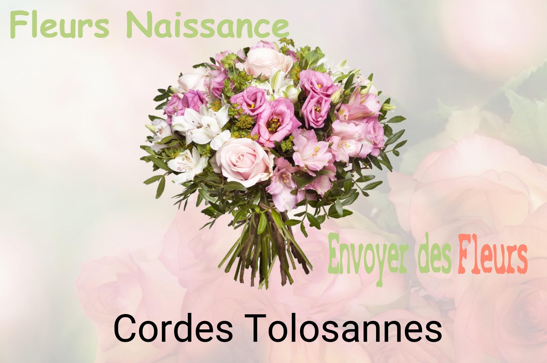Bouquet de fleurs de naissance livré à Cordes-Tolosannes
